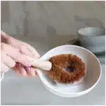 Cepillo Limpiador de Fibra de Coco