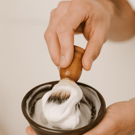 Hisopo para Afeitar | Brocha de Afeitado de Pelo Natural