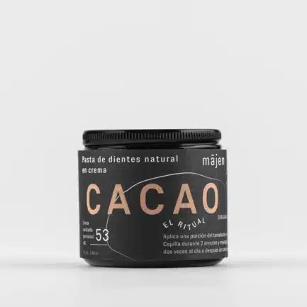 Pasta Dental Natural de Cacao Sin Plástico