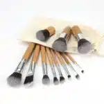 Set Brochas de Maquillaje de Bambú