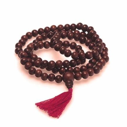 Japa Mala de Meditación de Sandalo 108