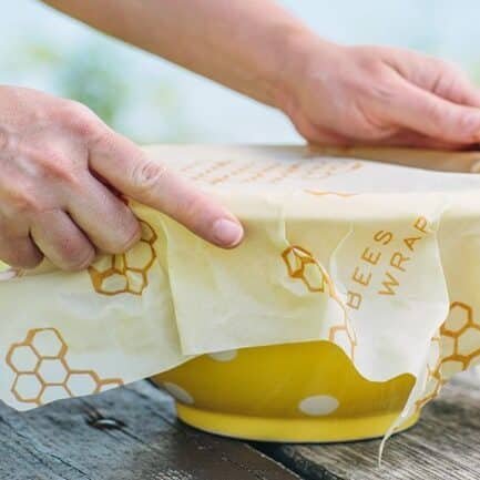 Pack de telas enceradas con cera de abeja para proteger y guardar alimentos