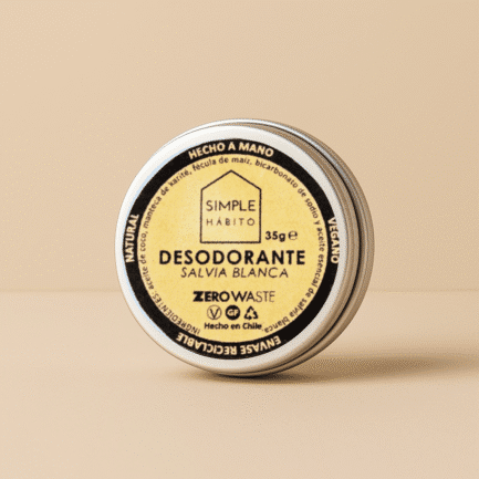 Desodorante Natural Orgánico en Crema Salvia Blanca
