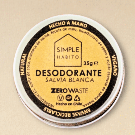 Desodorante Natural en Crema Salvia Blanca