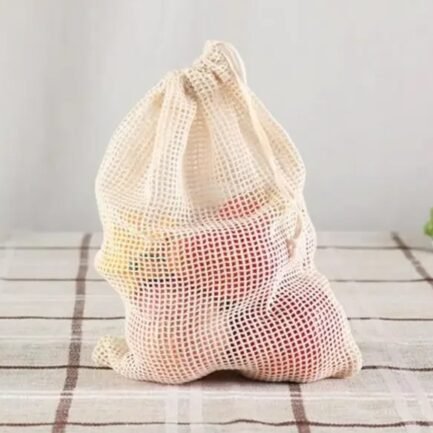 Bolsa malla Algodón reutilizable