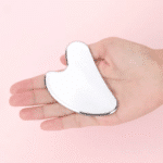 Gua Sha de Acero para Masaje Facial