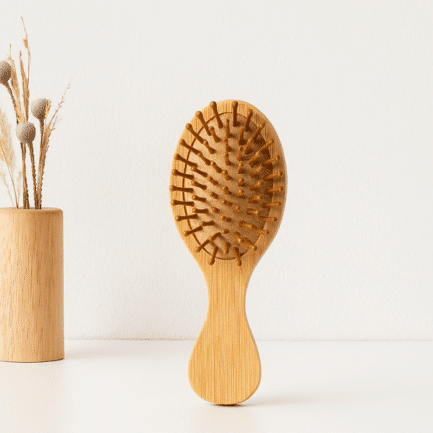Cepillo de Cabello de Bambú Pequeño
