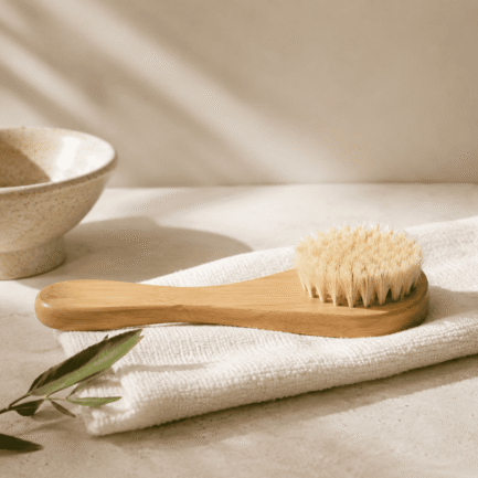 Cepillo facial cerdas naturales