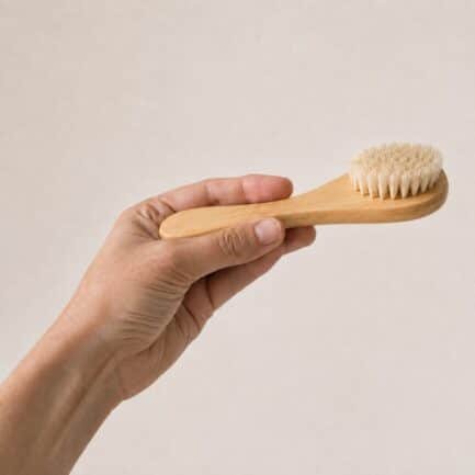 Cepillo facial cerdas naturales