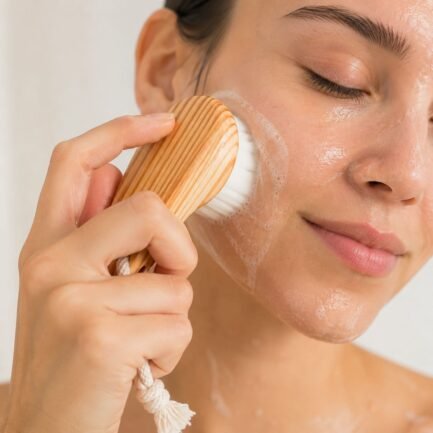 cepillo de limpieza facial gentil