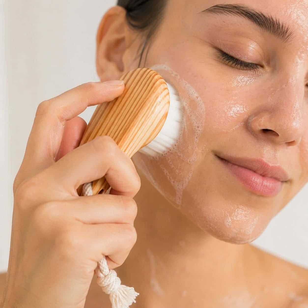 cepillo facial suave cepillo de limpieza facial gentil