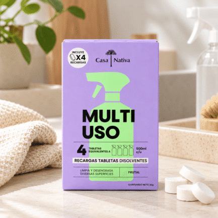 Limpiador Multi Uso Tabletas Disolventes - Casa Nativa
