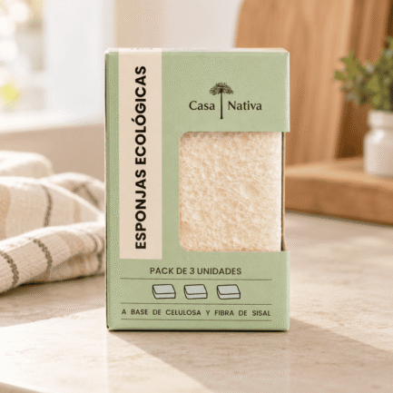 Esponjas Ecológicas Pack 3 unidades - Casa Nativa