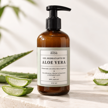 Gel Hidratante de Aloe Vera - 250 ML - Apícola del Alba