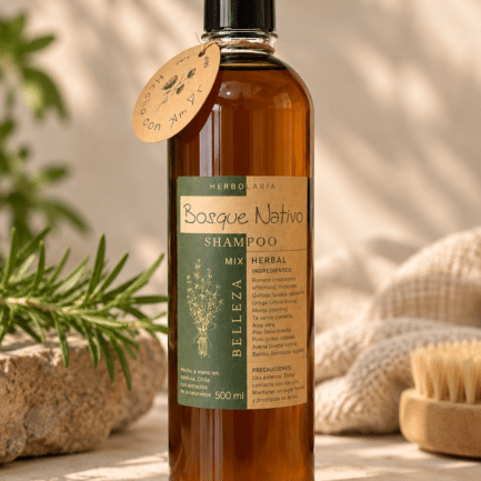 Shampoo Mix Herbal | Herbolaría Bosque Nativo | 500 ML