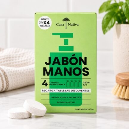 Jabón de Manos Tabletas Disolventes - Casa Nativa